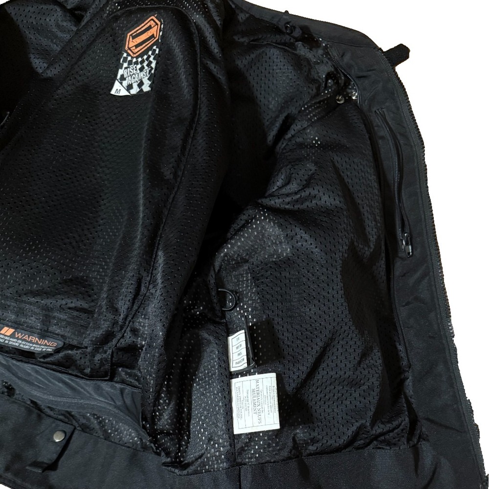 SHIFT Rise Against Motorcycle Riding Padded Jacket Sporty SZ Medium Adjustable - Picture 5 of 16